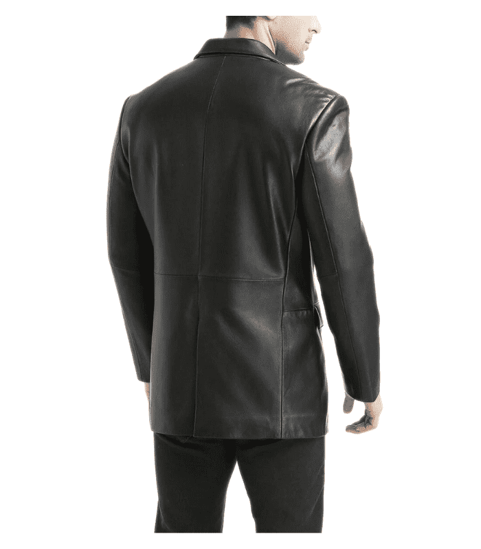 Black Leather Blazer For Men 3 Black Leather Blazer For Men