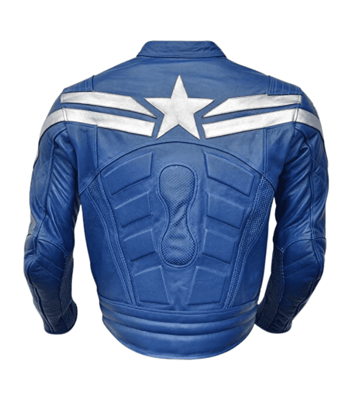 Captain America Biker Jacket by sharsal