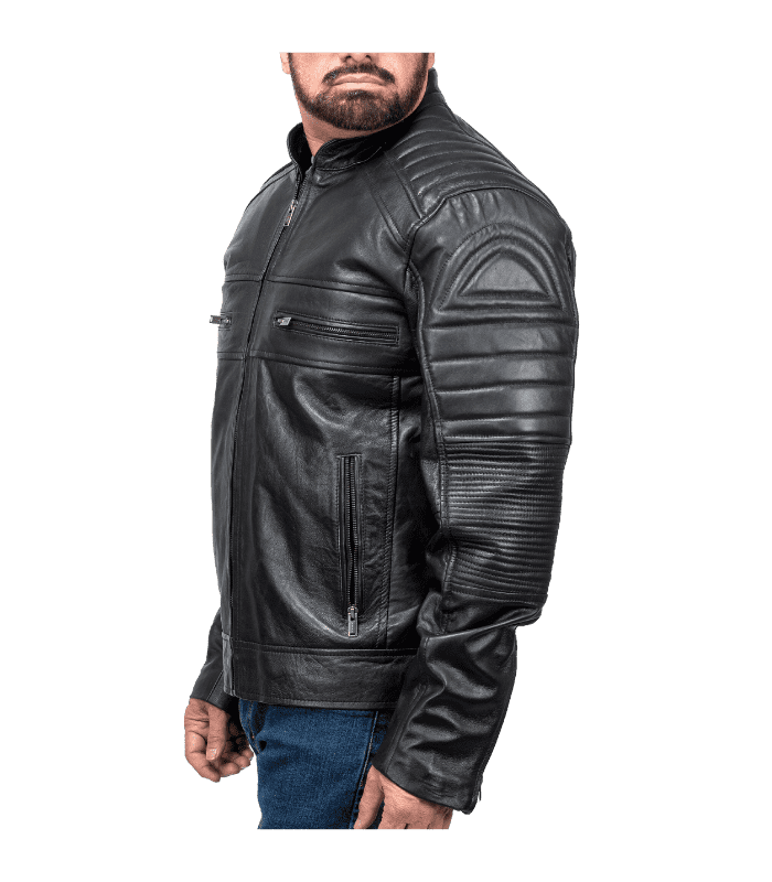 mens bomber jacket with fur hood | leather bomber jackets
