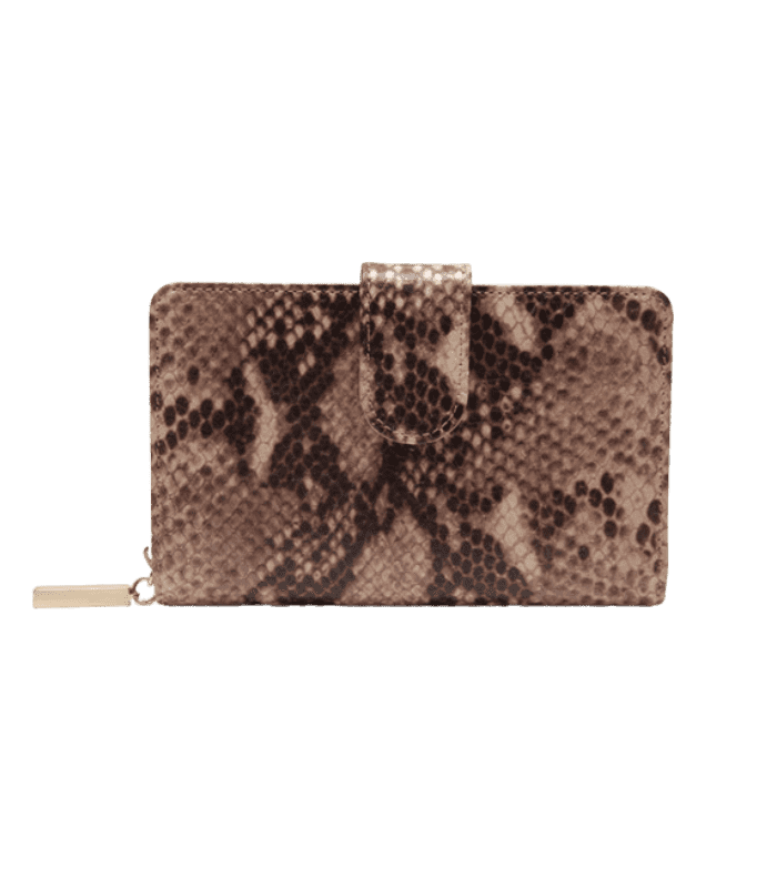 snake pattern purse cow leather wallets