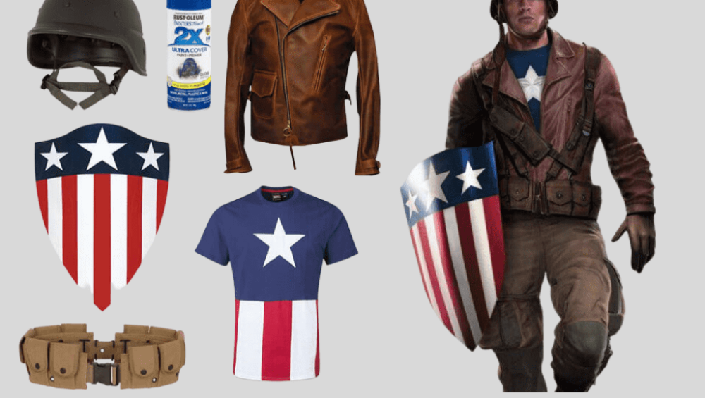 Captain America Jacket Costume By Sharsal