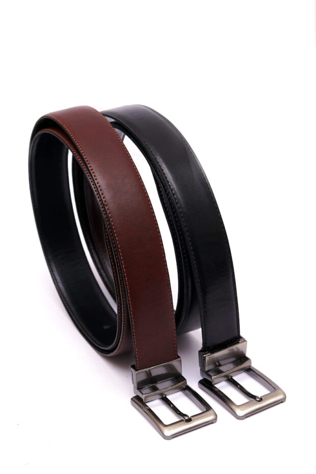 2 in 1 Reversible Leather Belt