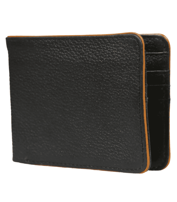 Men's Full Grain Bifold Stitched Leather Wallet