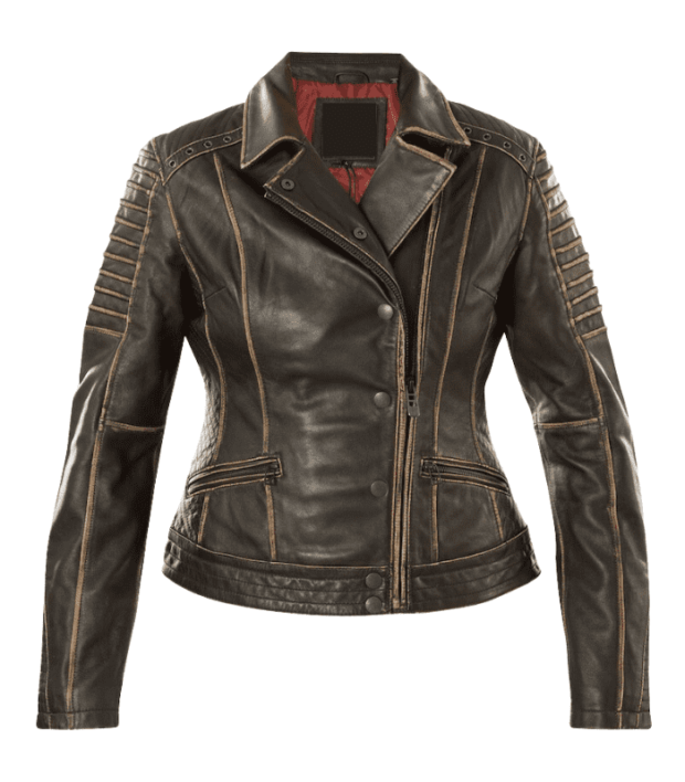 Destiny Black Bomber Leather Jacket