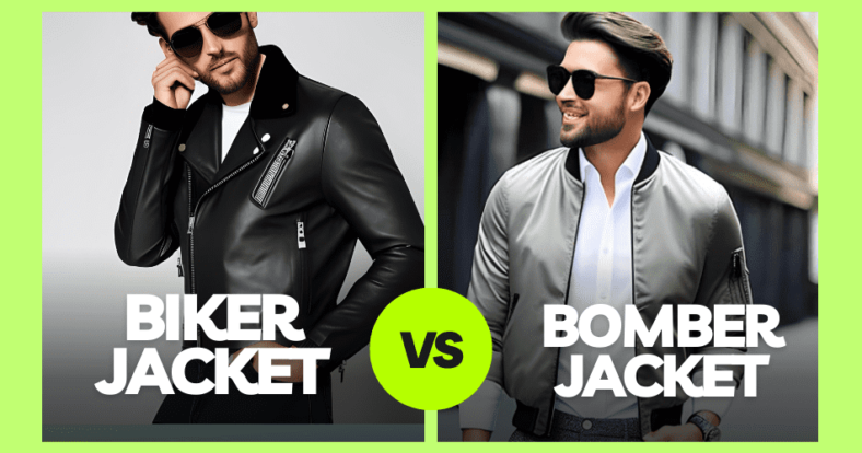 Leather Bomber Jacket Vs Biker Leather Jacket